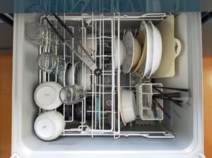 フライパンや鍋も洗える