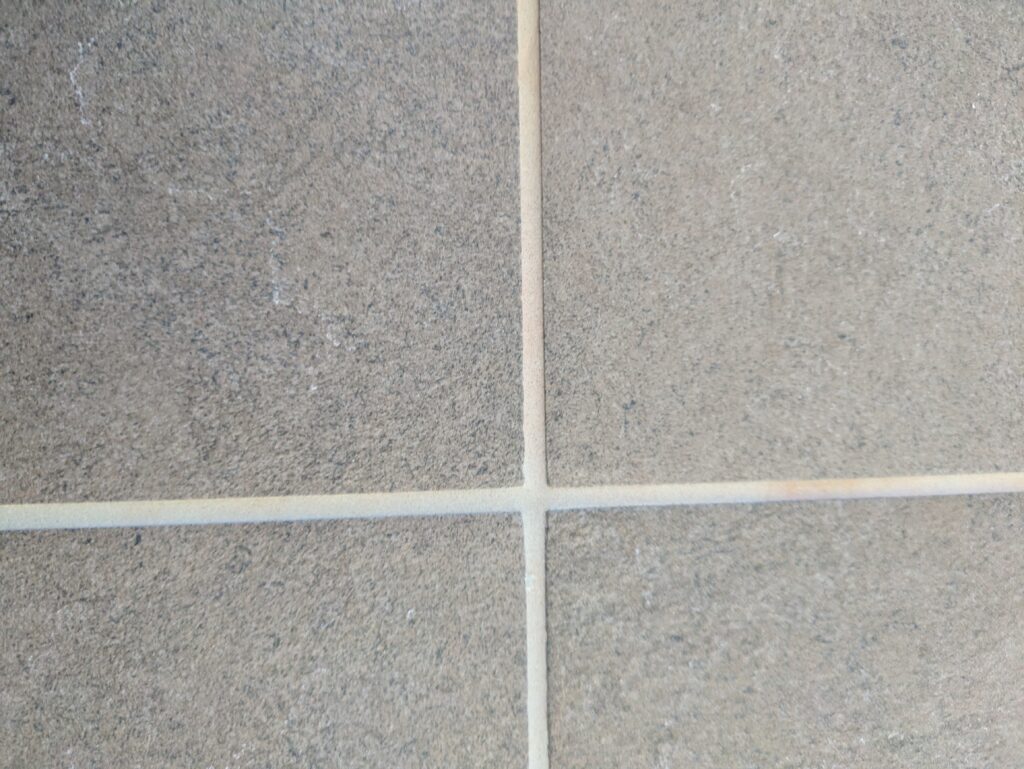 キープクリーンフロアの目地にピンクぬめり発生